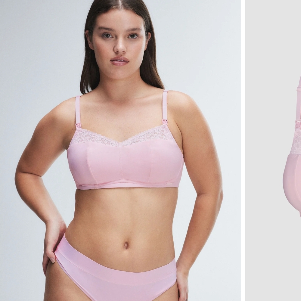 Savage X Fenty Soft Pink Lace Bralette